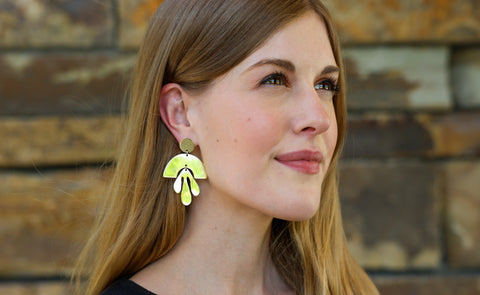 Juliet Brass Earrings