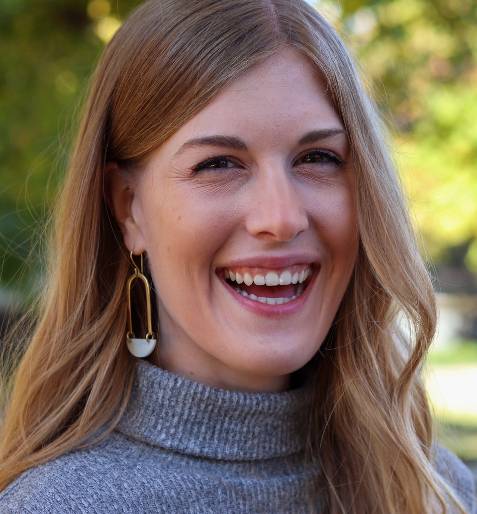 Esther Brass Earrings
